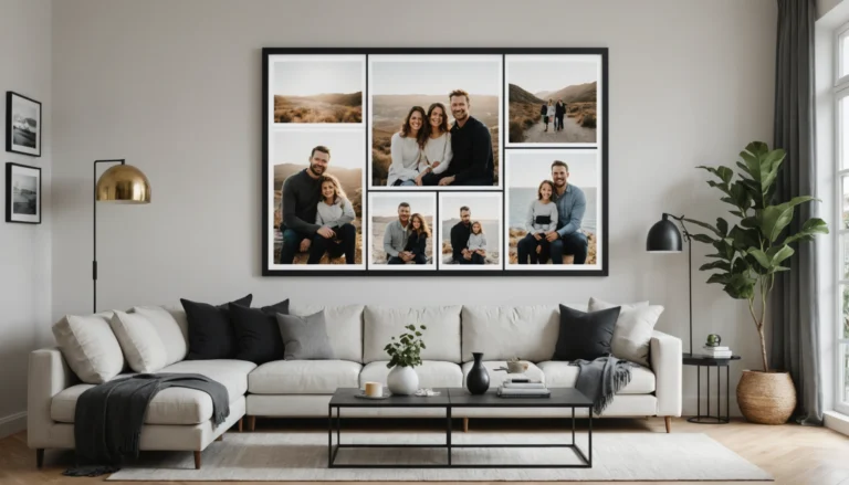cadre photo pour de nombreuses images