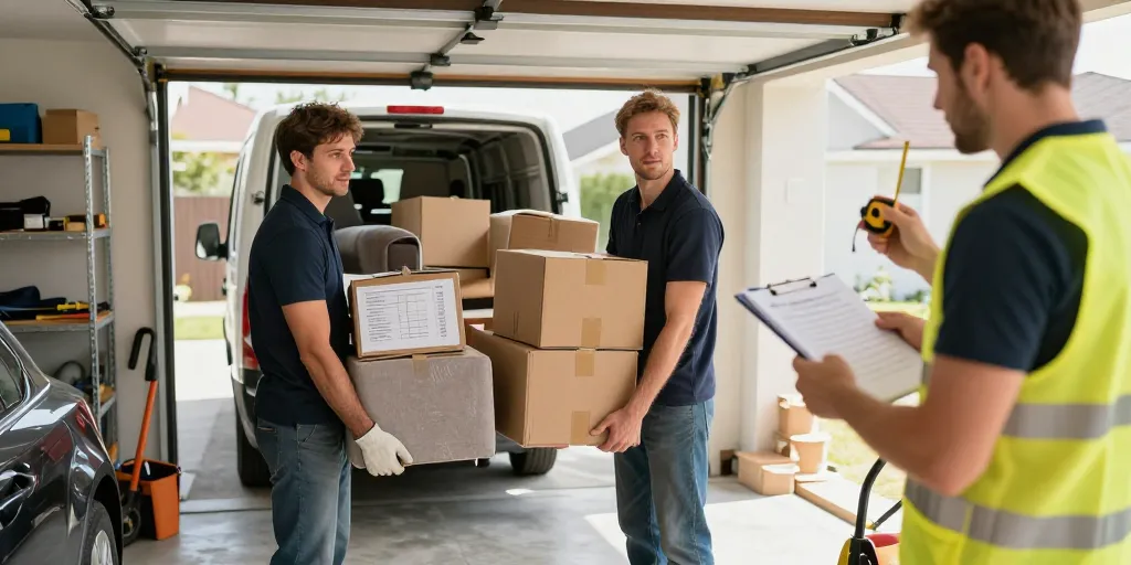tarif pour vider un garage